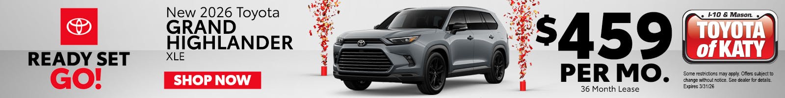 New 2026 Toyota Grand Highlander