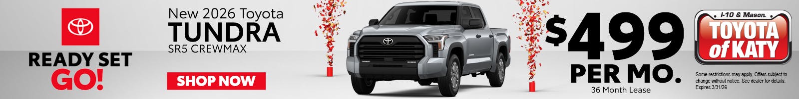 New 2026 Toyota Tundra