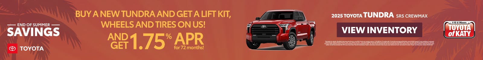 2025 Tundra SR5 Crewmax Special