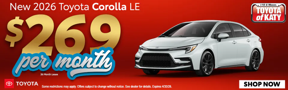 4.26.Home.Corolla | Toyota of Katy