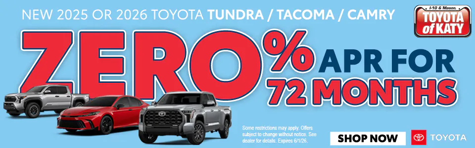 0%APR | Toyota of Katy