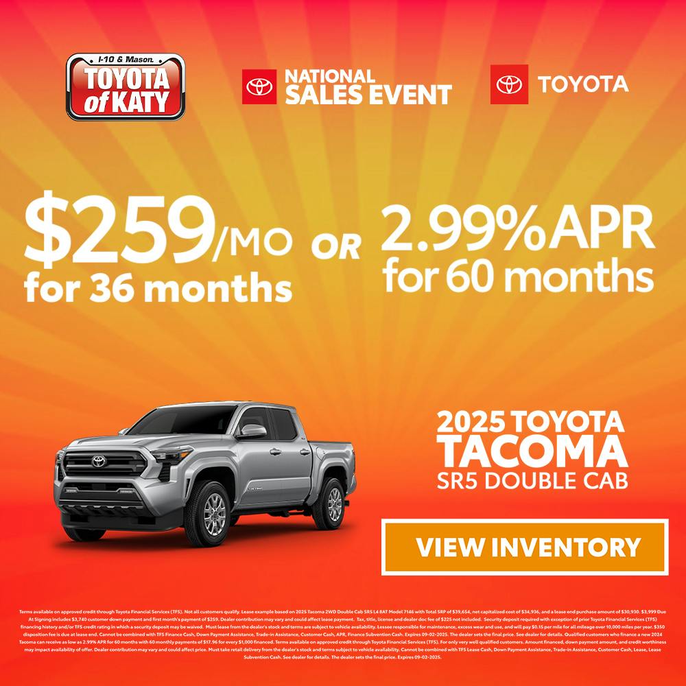 2025 Tacoma SR Double Cab