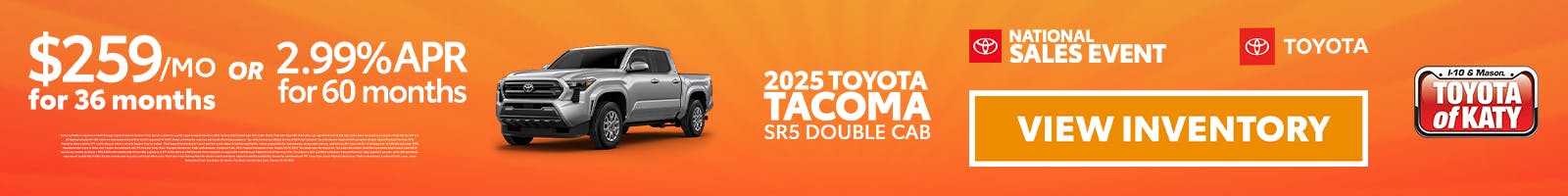 2025 Tacoma SR Double Cab