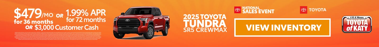 2025 Tundra SR5 Crewmax