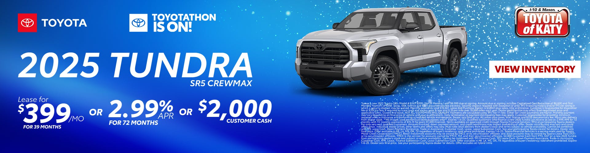 2025 Tundra SR5 Crewmax