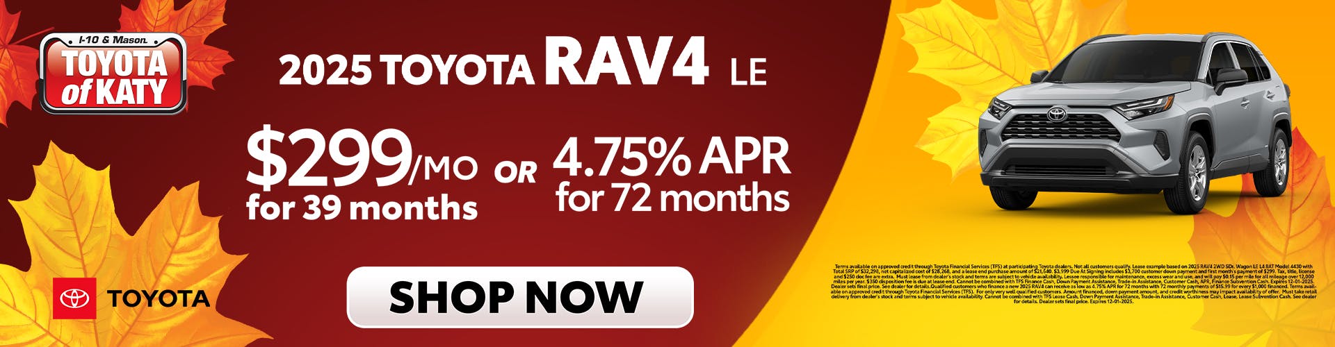 2025 RAV4 LE Special