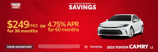 2025 Camry LE Special | Toyota of Katy