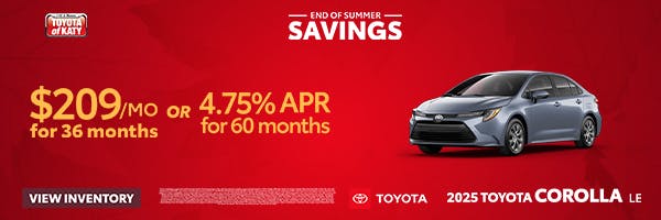 2025 Corolla LE Special | Toyota of Katy