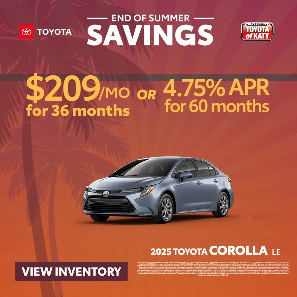 2025 Corolla LE Special