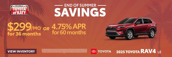 2025 RAV4 LE Special | Toyota of Katy