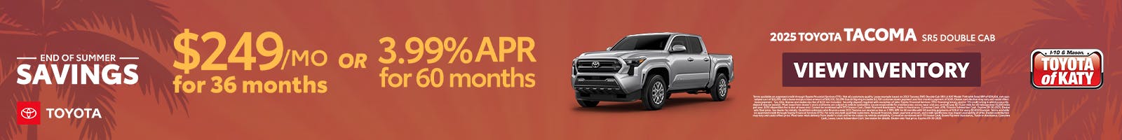 2025 Tacoma SR Double Cab Special