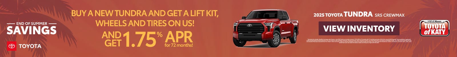 2025 Tundra SR5 Crewmax Special