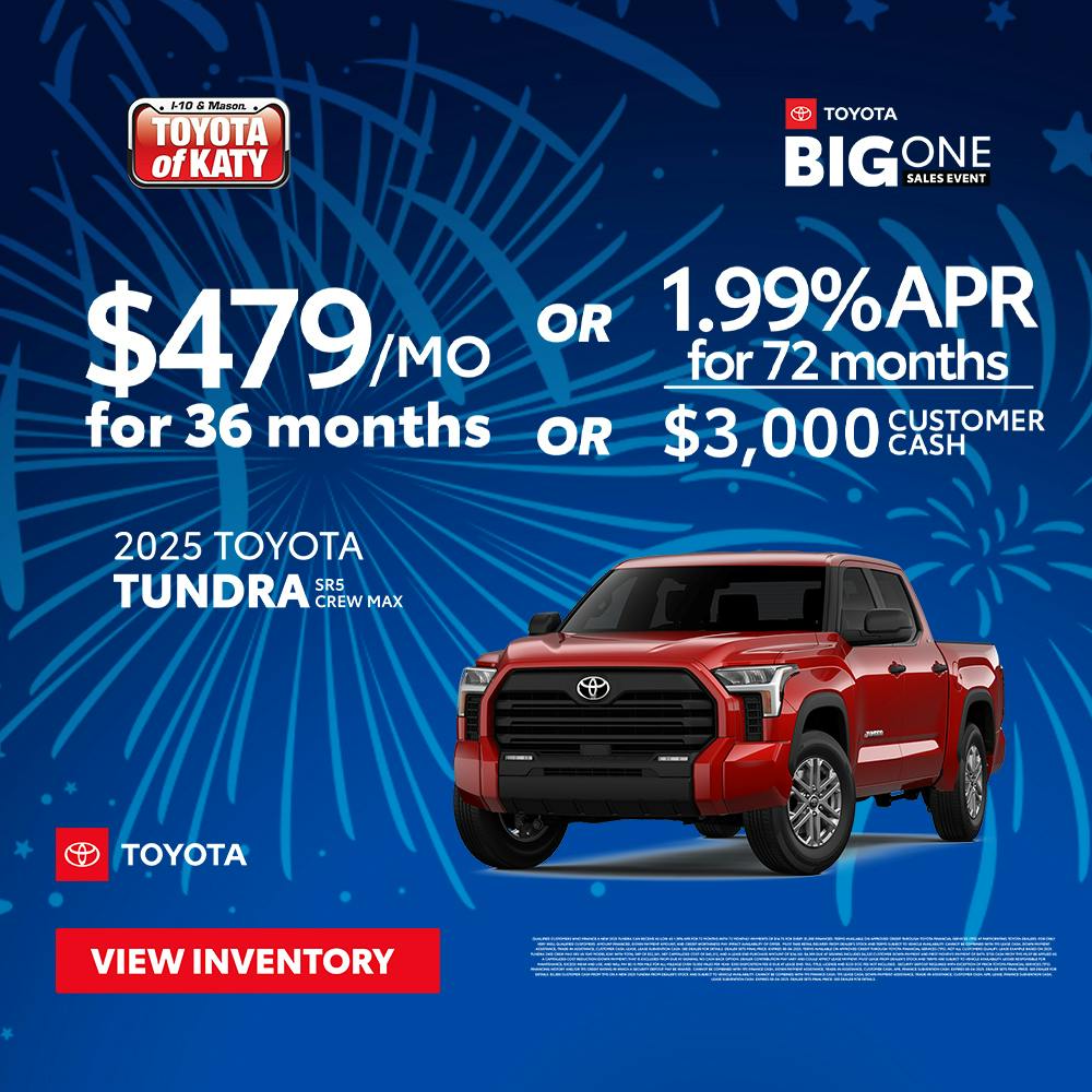 2025 Tundra SR5 Crewmax 4th of July