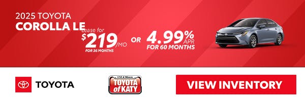 2025 Corolla LE | Toyota of Katy