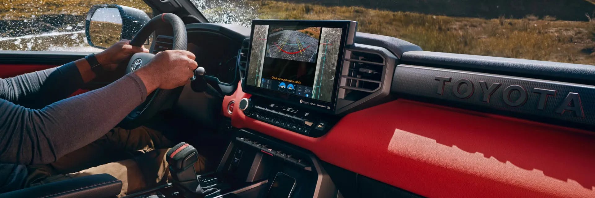 Passenger-view interior of the 2025 Toyota Sequoia