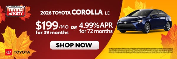 2026 Corolla LE Special | Toyota of Katy