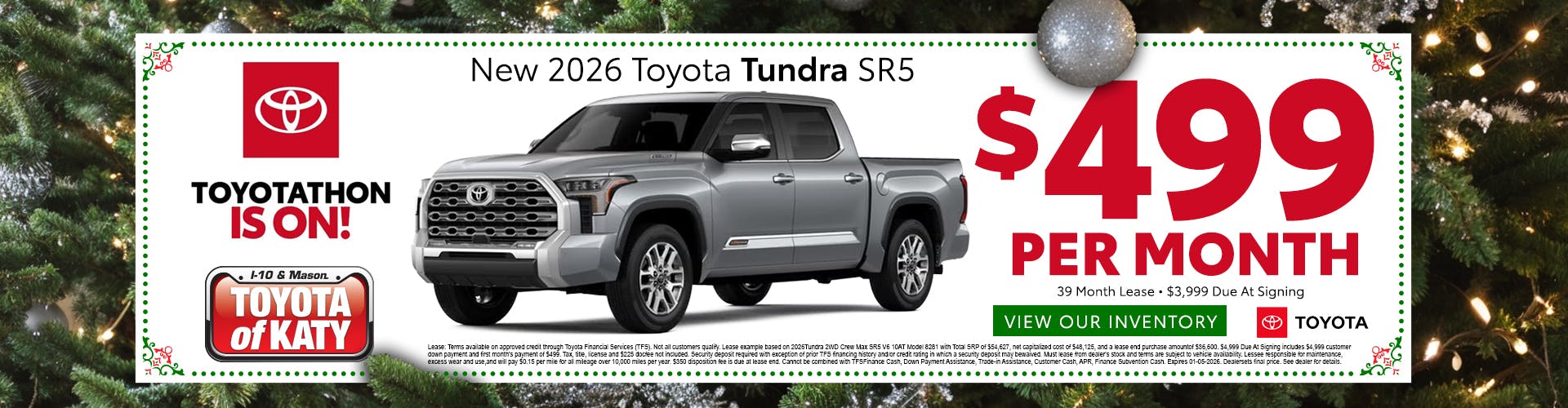 New 2026 Toyota Tundra