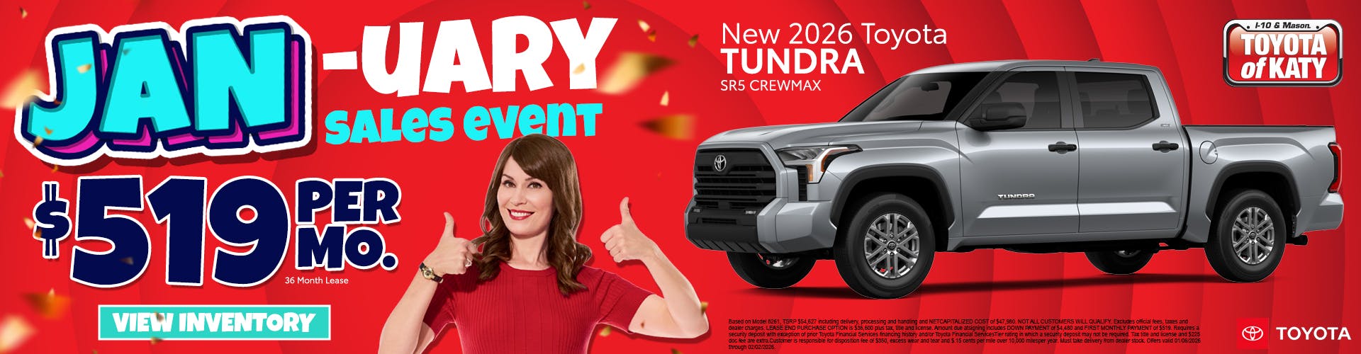 2026 Tundra January Sales Event