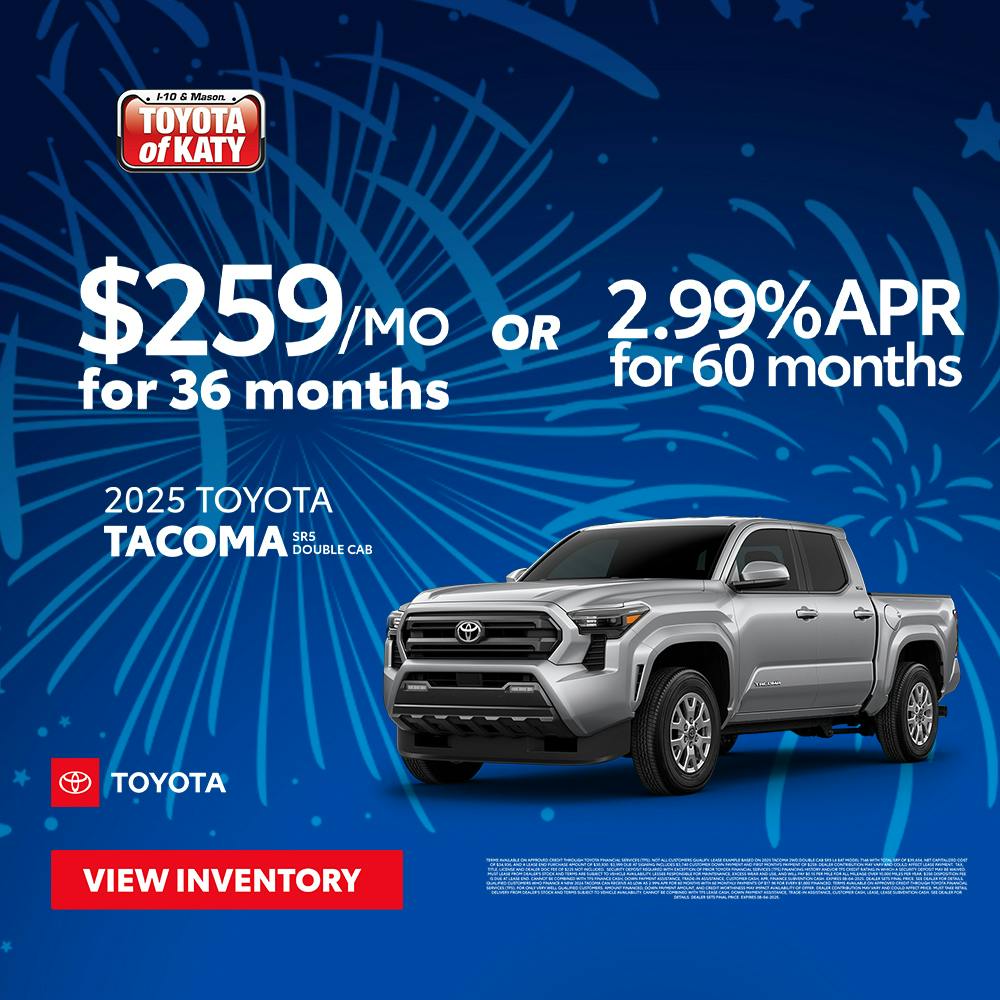 2025 Tacoma SR Double Cab 4th of July