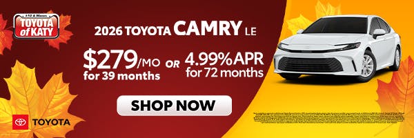 2026 Camry LE Special | Toyota of Katy