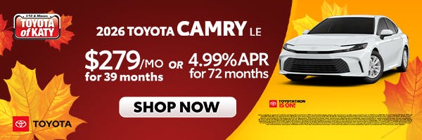 2026 Camry LE Toyotathon Sales Event | Toyota of Katy