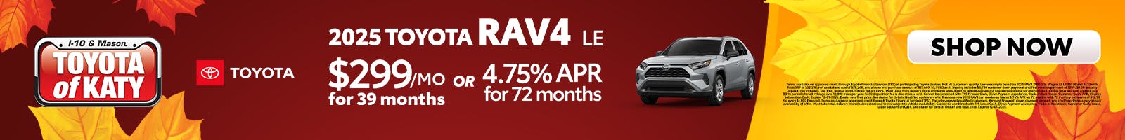 2025 RAV4 LE Special