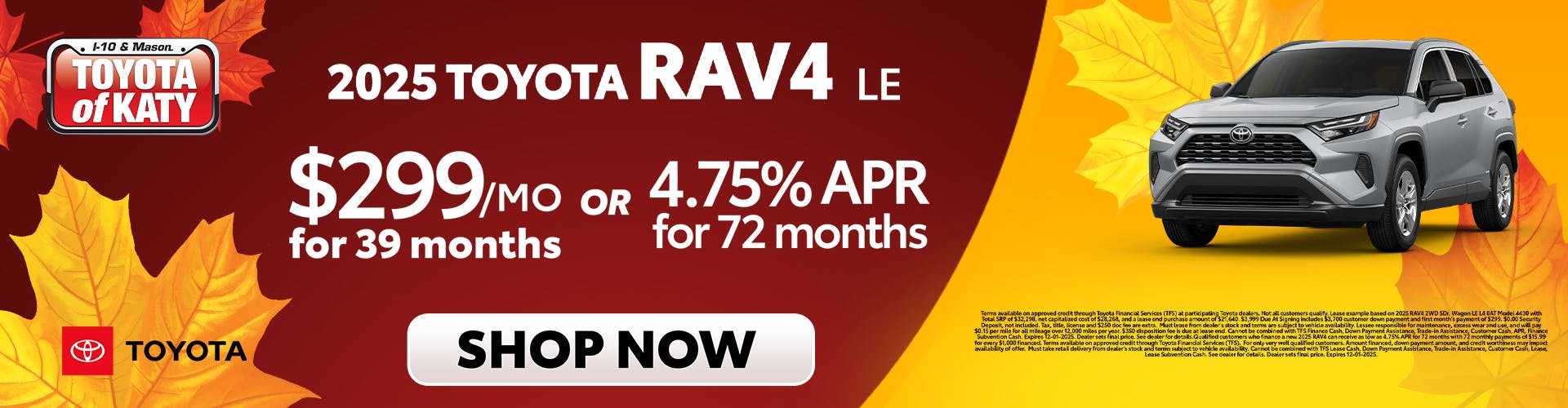 2025 RAV4 LE Special