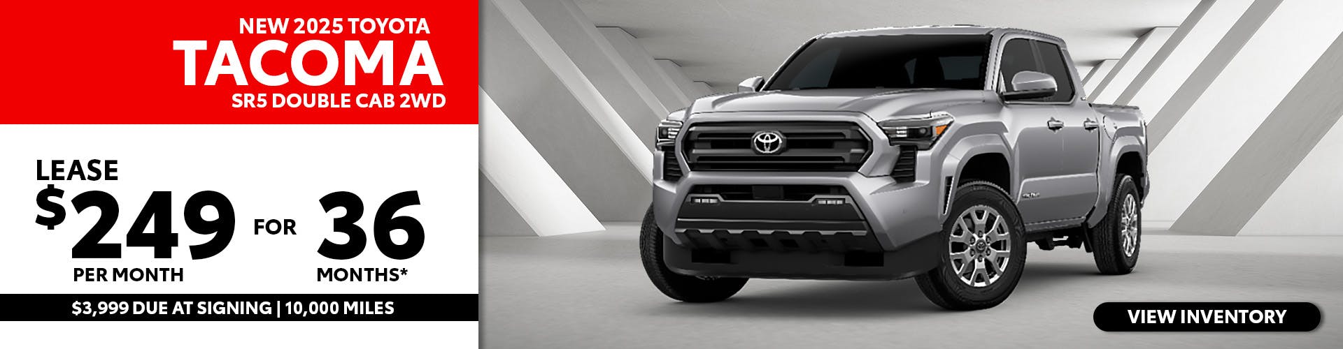 New 2025 Toyota Tacoma Lease for $249