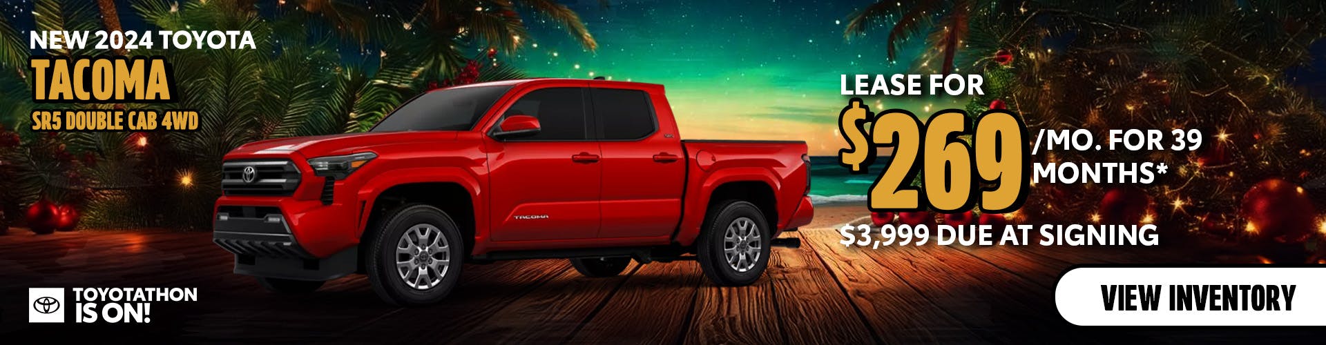 New 2024 Tacoma $269 Lease