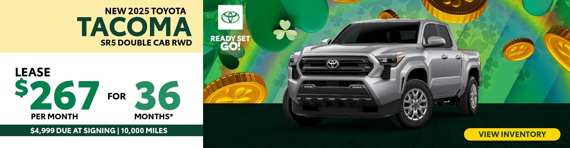 New 2025 Toyota Tacoma Lease $267