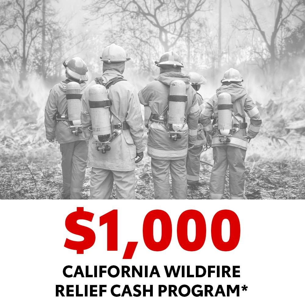 California Wildfire Relief Cash