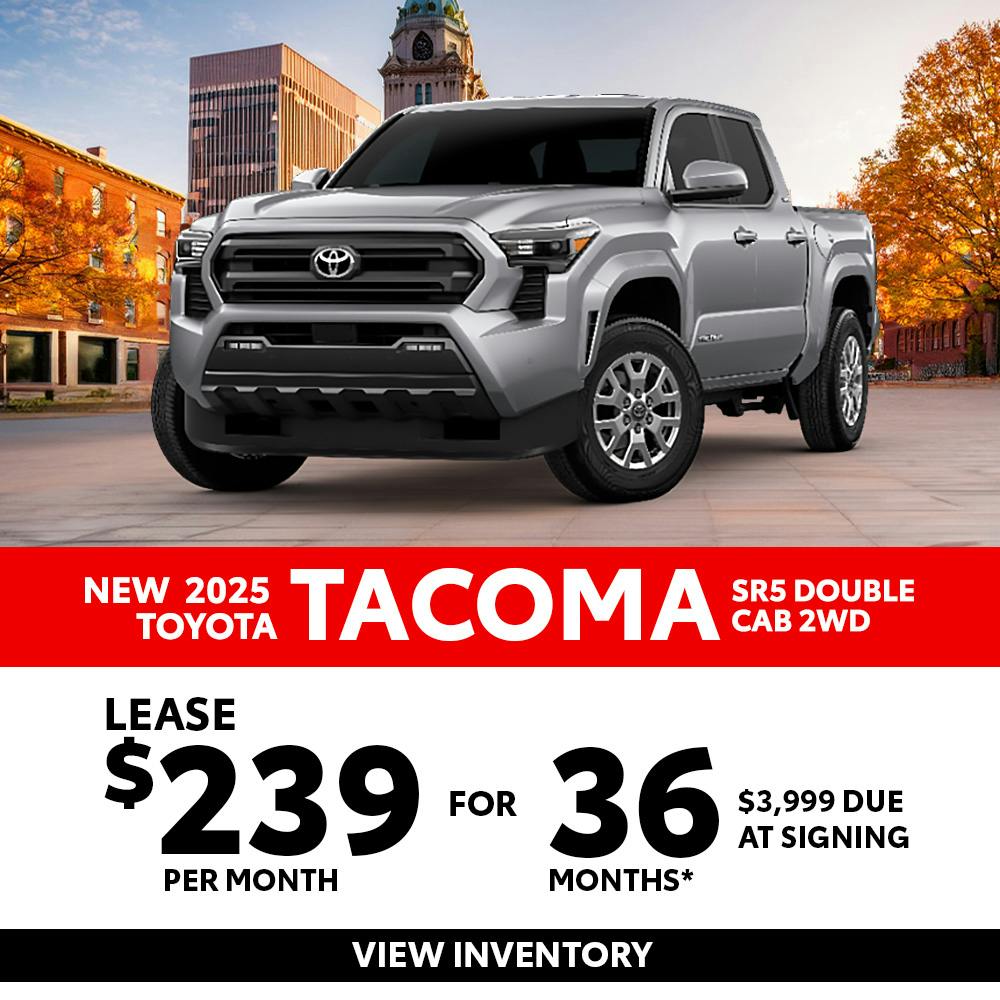 New 2025 Toyota Tacoma Lease for $239 Per Month