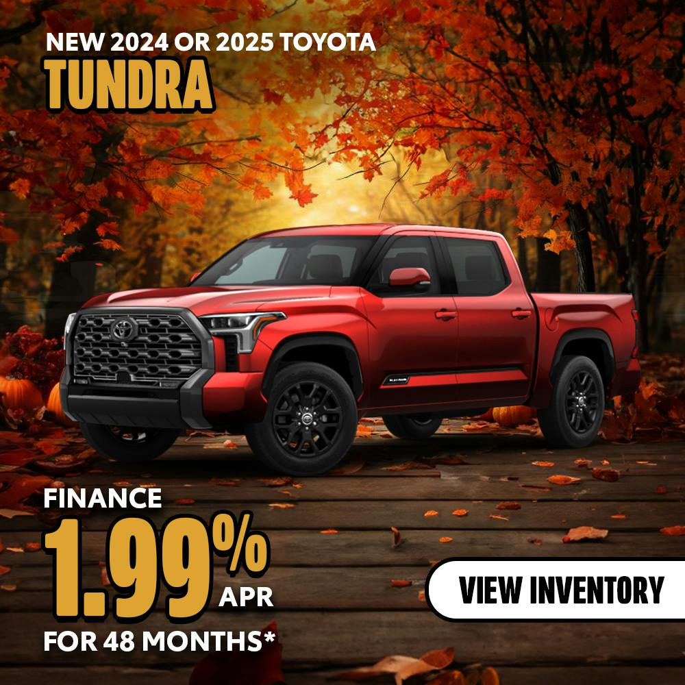 New 2024 or 2025 Toyota Tundra 1.99% APR