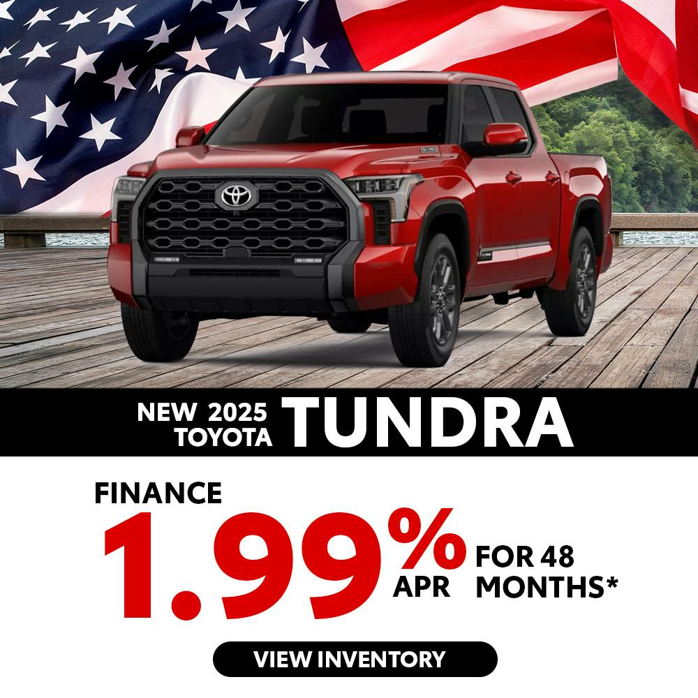 New 2025 Toyota Tundra Finance 1.99% APR