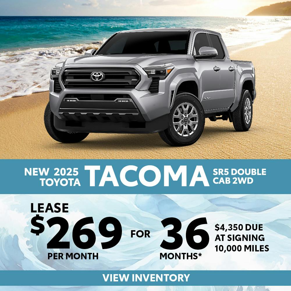New 2025 Toyota Tacoma Lease for $269 Per Month