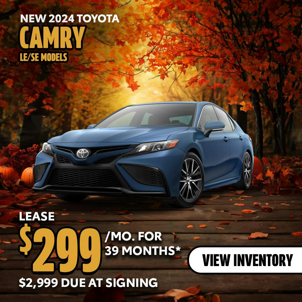 New 2024 Toyota Camry $299 Lease