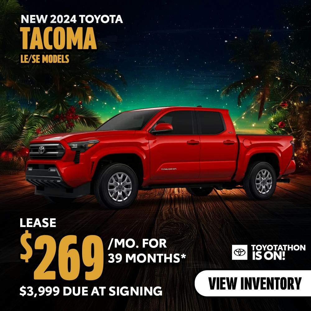 New 2024 Tacoma $269 Lease | Toyota of Glendora