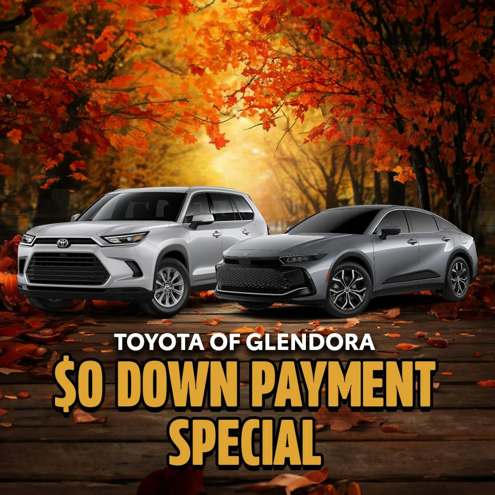 Toyota of Glendora $0 Down Payment Special