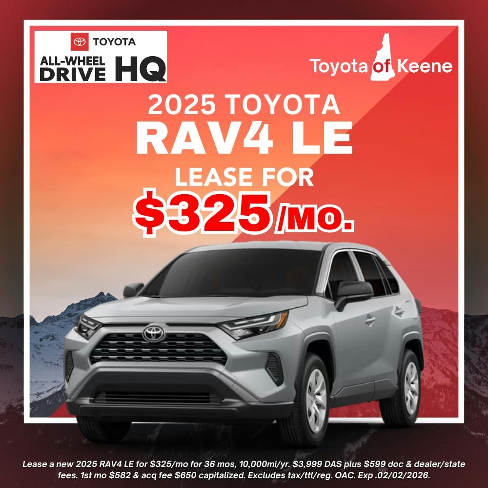 2025 Toyota RAV4 LE Lease | Toyota of Keene