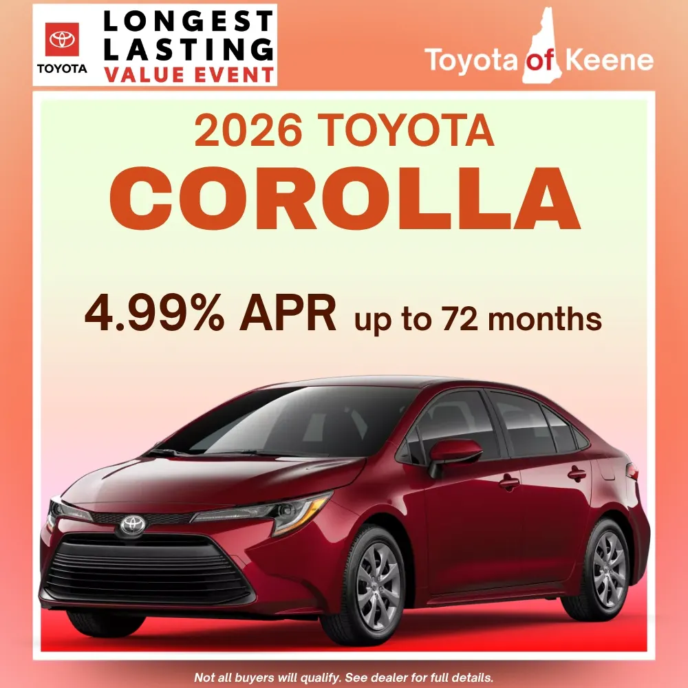 2026 Toyota Corolla Model Offer | Toyota of Keene