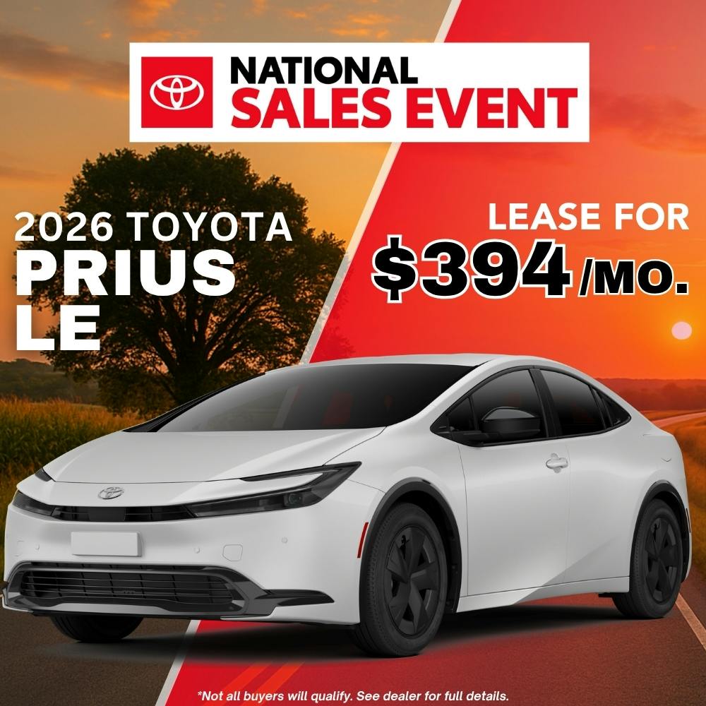 2026 Toyota Prius LE Lease Special | Toyota of Keene