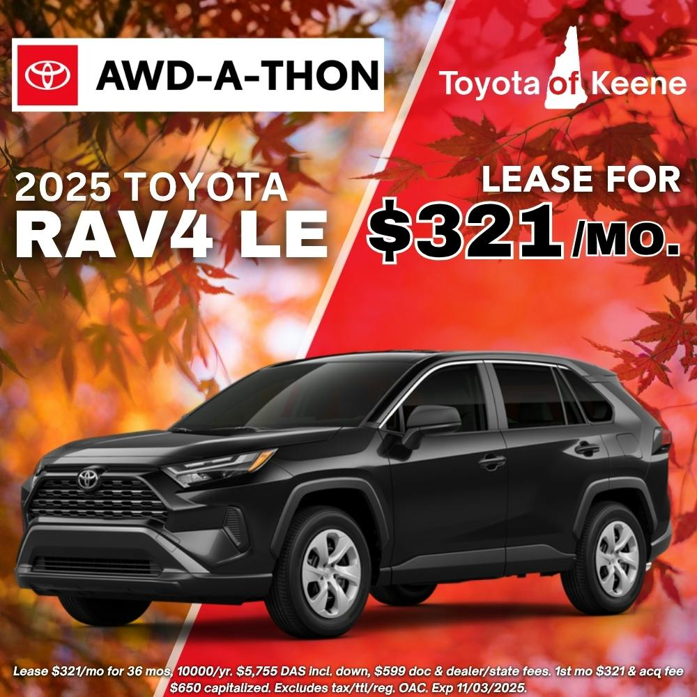 2025 Toyota RAV4 LE Lease | Toyota of Keene