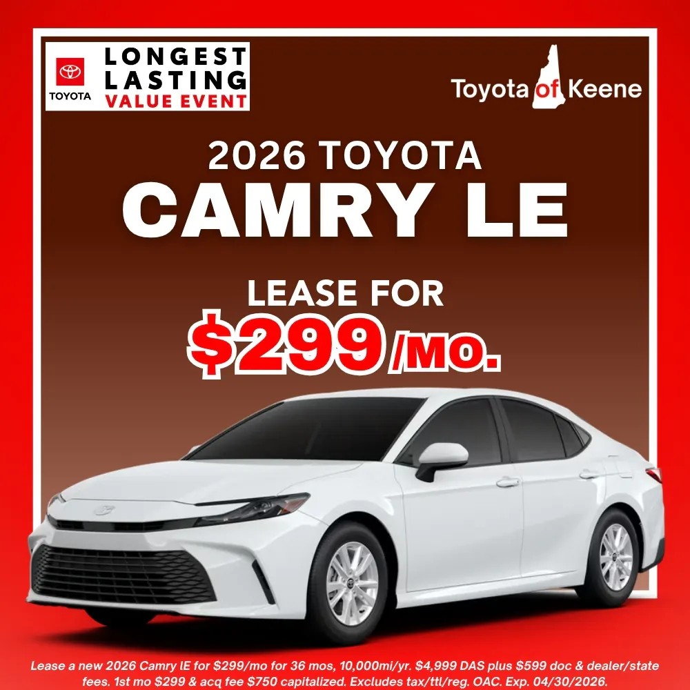 2026 Toyota Camry LE Lease