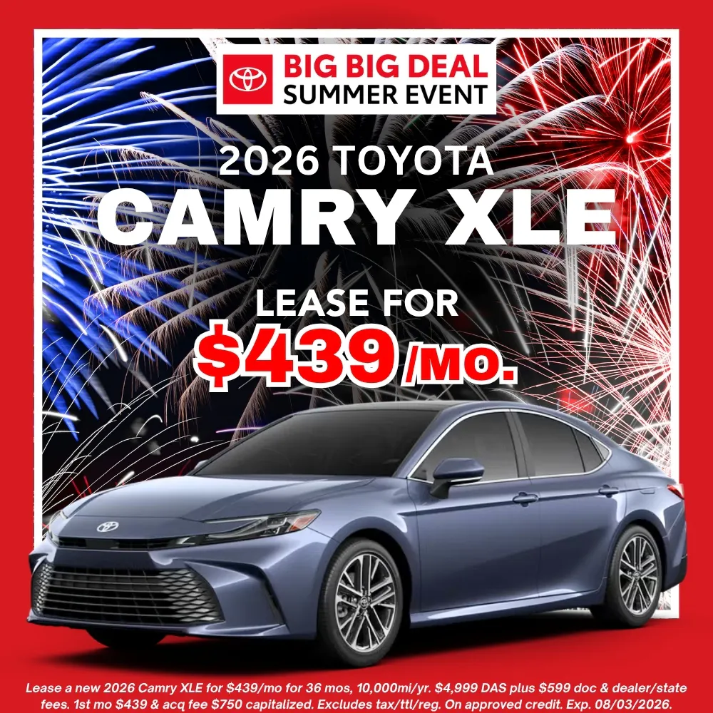 2026 Camry XLE Lease