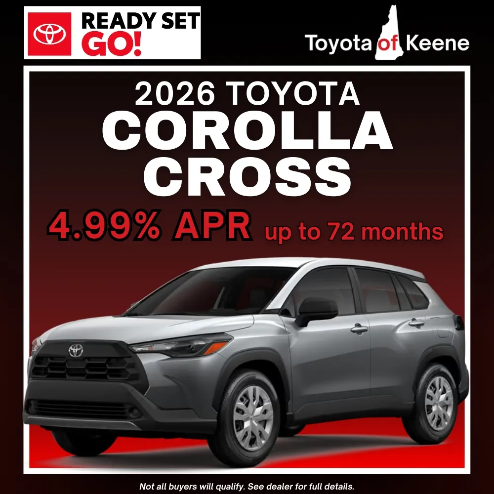 2026 Toyota Corolla Cross Model Offer | Toyota of Keene