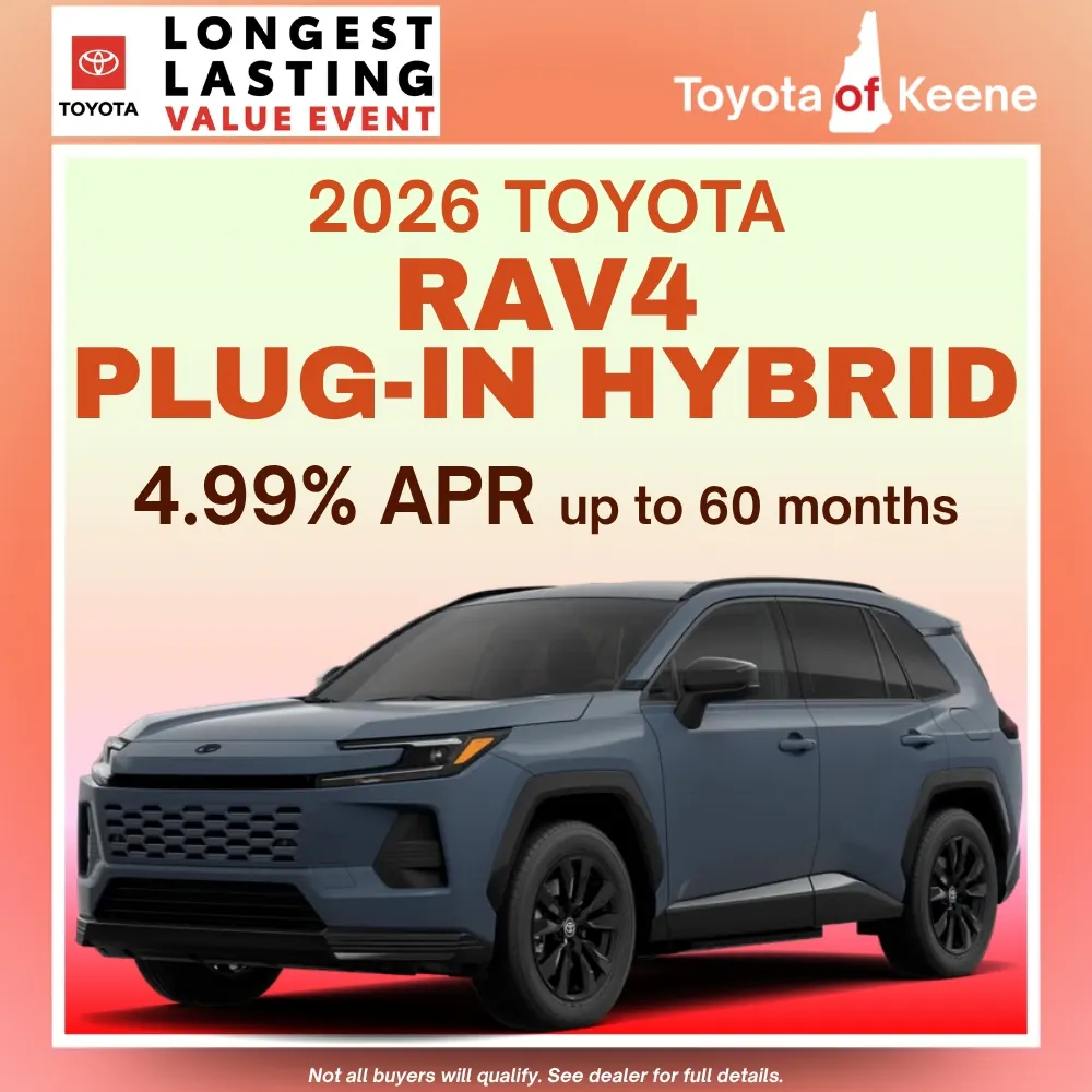 2026 RAV4 Plug-In Hybrid Model Offer | Toyota of Keene