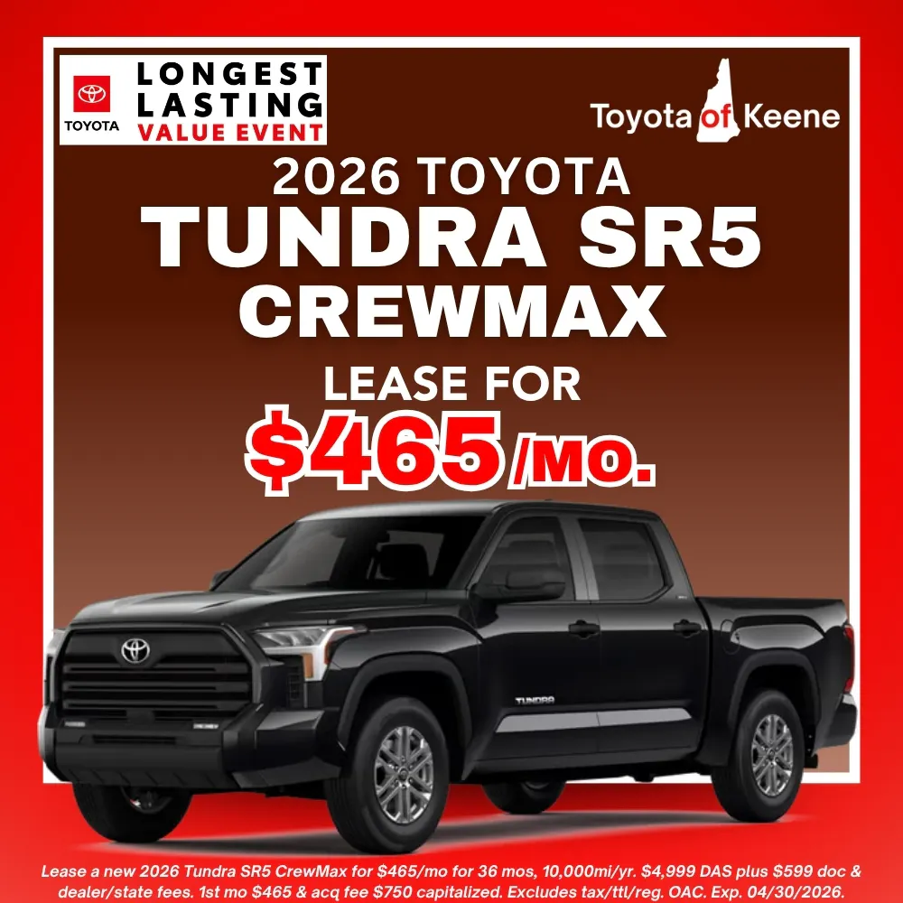 2026 Toyota Tundra SR5 Lease