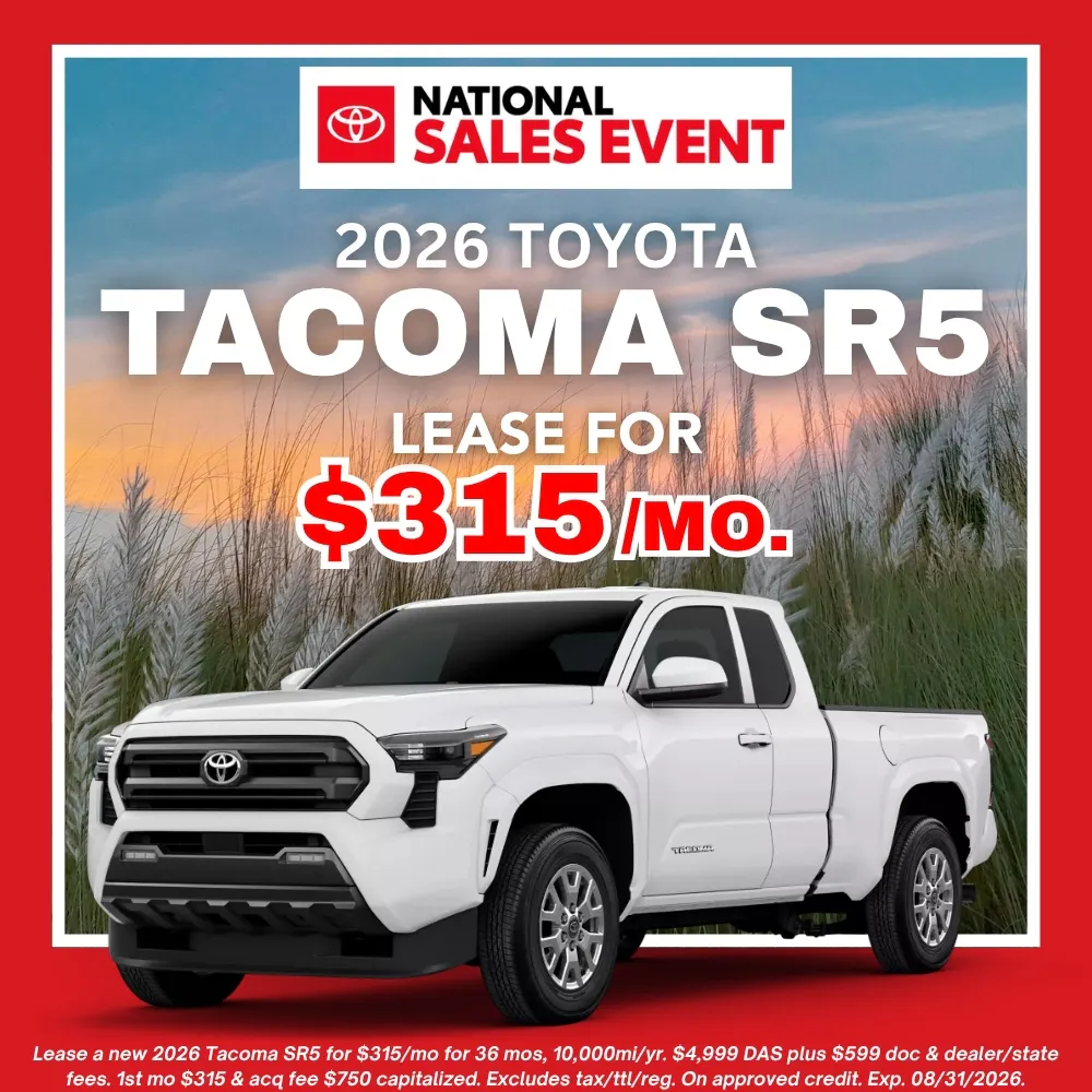 2026 Tacoma SR5 Lease