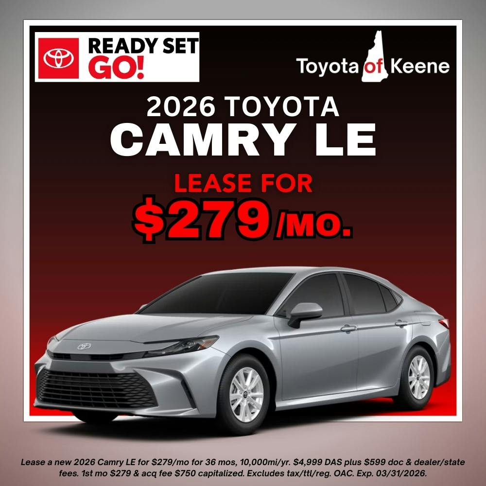 2026 Toyota Camry LE Lease