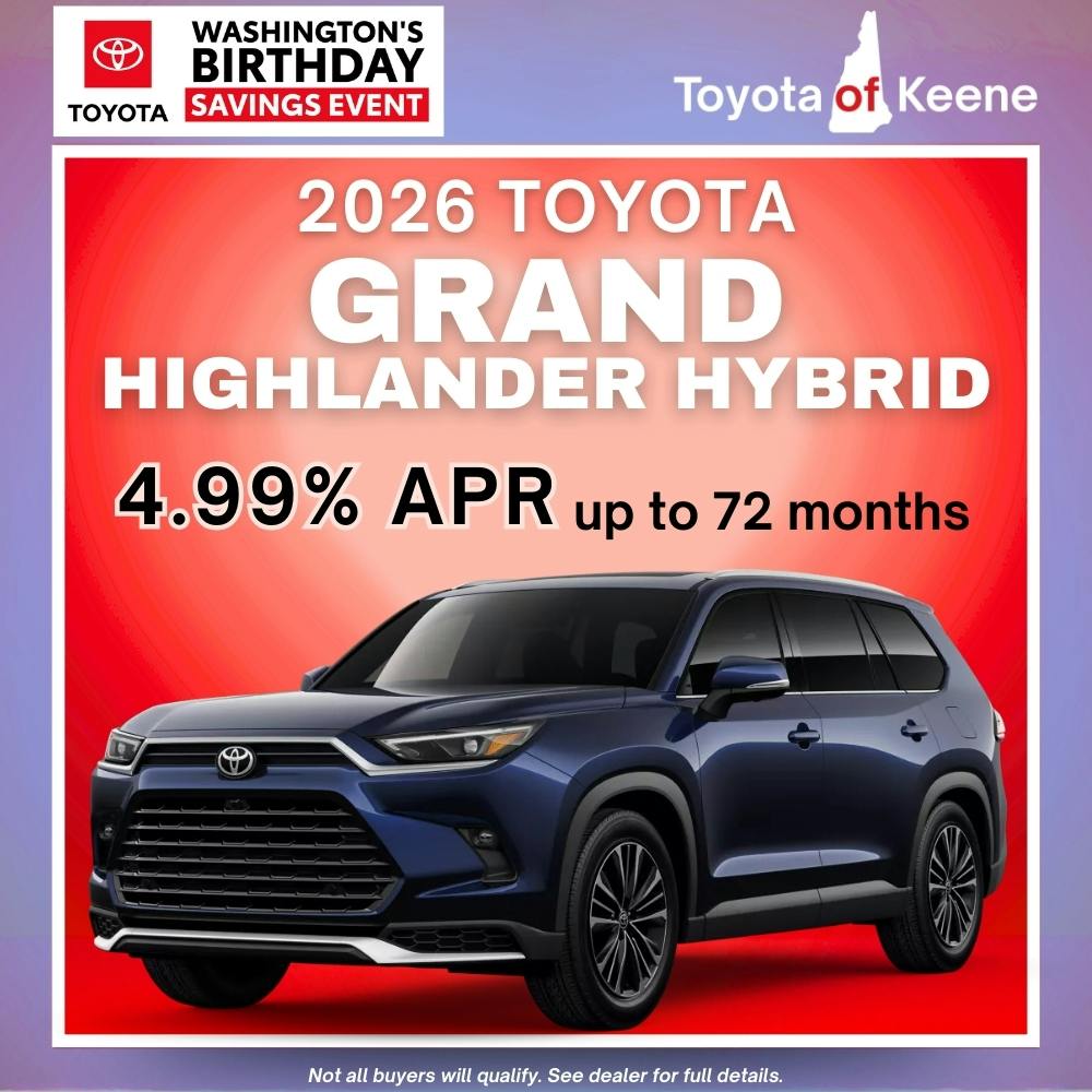 2026 Toyota Grand Highlander Hybrid Model Offer | Toyota of Keene